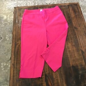 Chicos long Bermuda shorts pink sz 1.5 like new